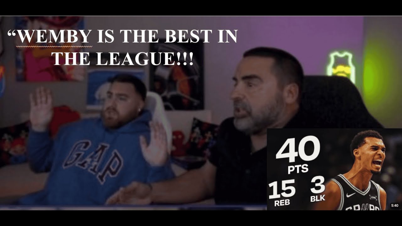 LosPollosTV + WAD Go CRAZY Reacting to Wemby 40Pts Game!!! New Face of NBA!!!