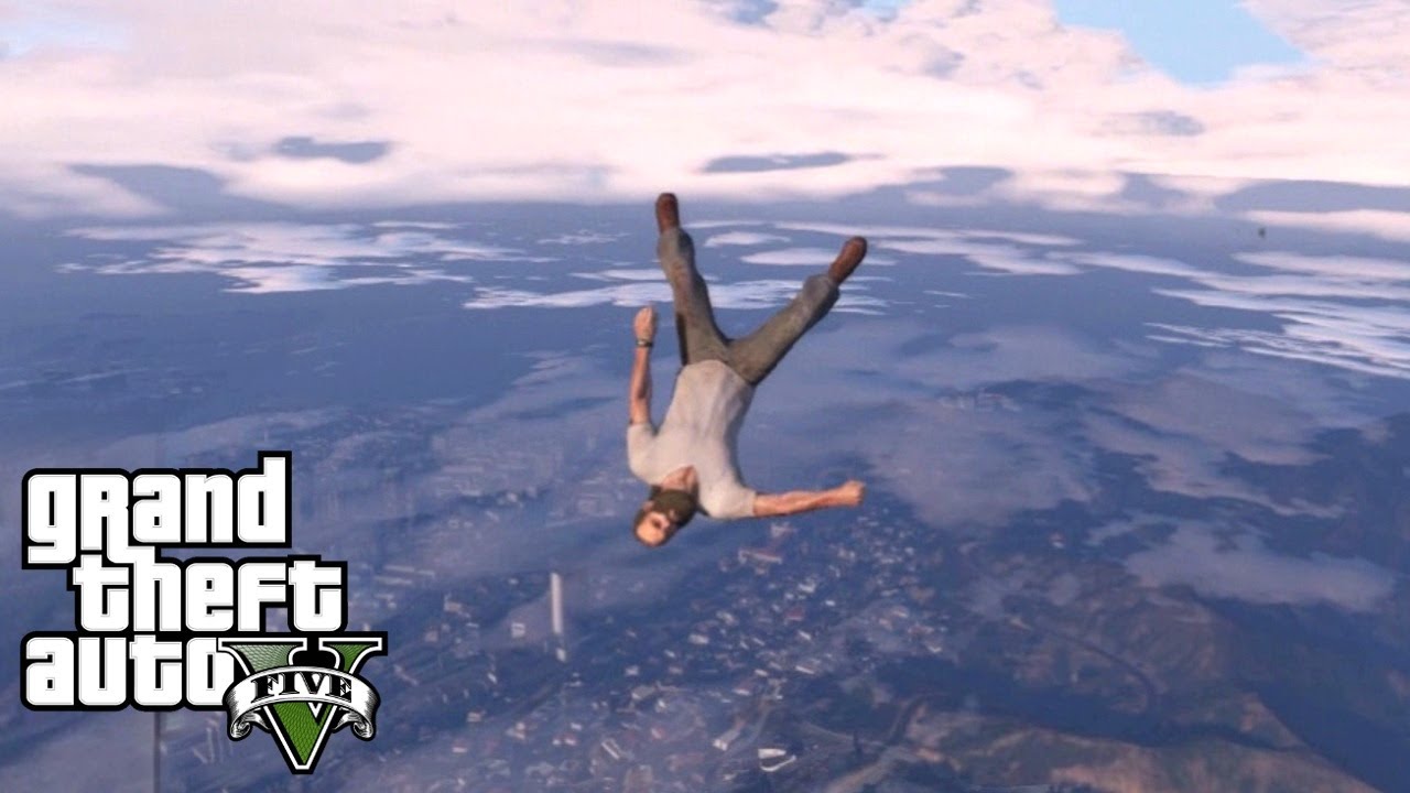 GTA V: Super Jump with Moon Gravity Compilation