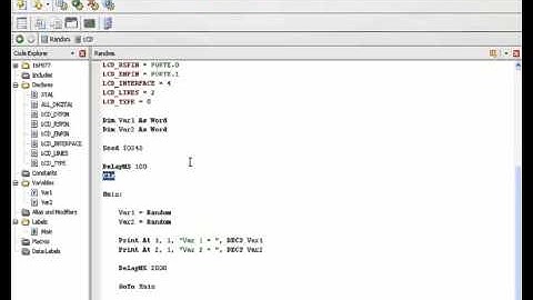 Proton IDE ve proteus isis uygulama videoları 3 lcd
