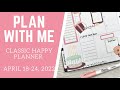 PLAN WITH ME | 🎂 Birthday Spread 🎂 | According to Ali | Classic Happy Planner | Apr 18-24, 2022