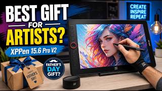 Best Father’s Day Gift for Artists? XPPen Artist 15.6 Pro V2 Review