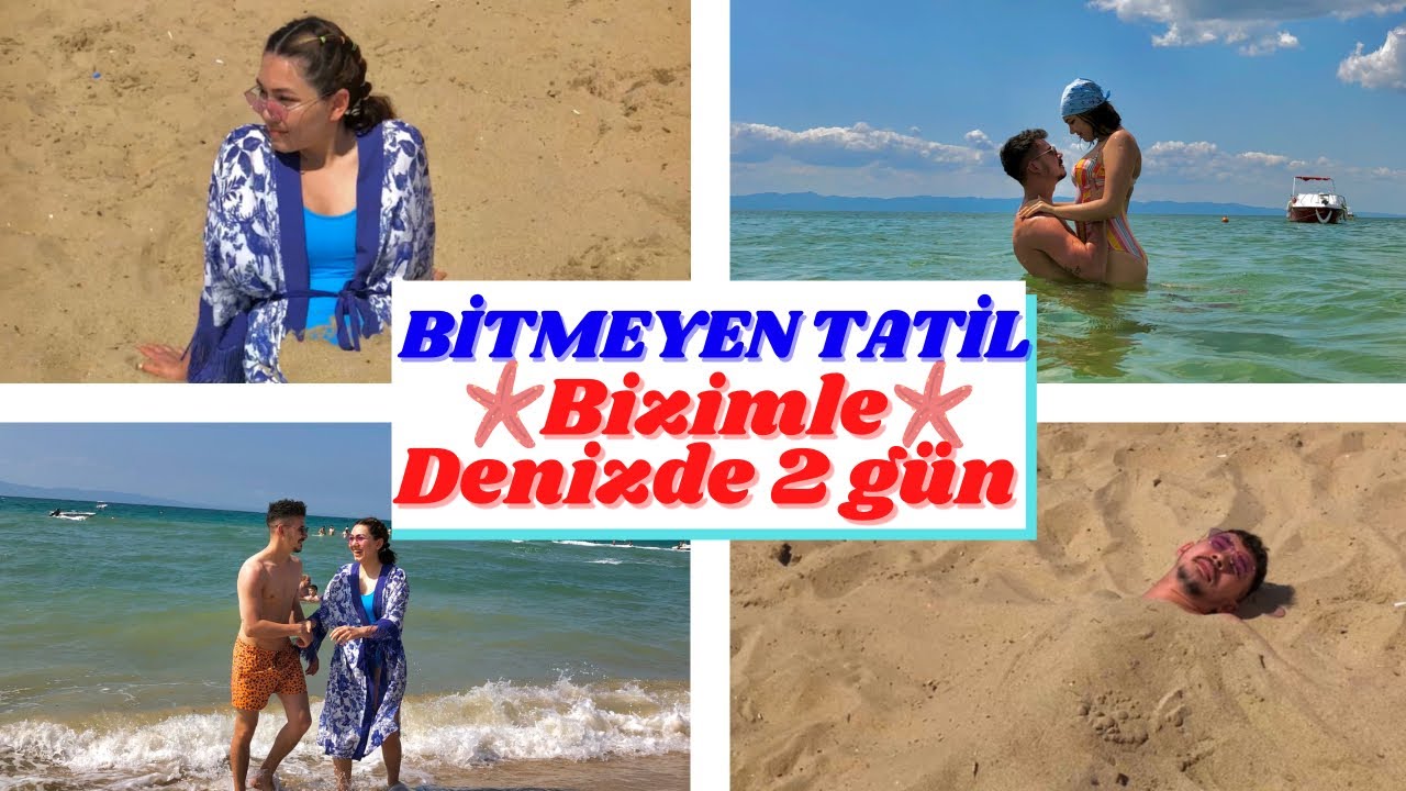 ERİKLİ'DE BOL DENİZLİ, KUMLU 7 GÜN, JENİ YÜZME ÖĞRENİYOR! Tatil Vlog-2