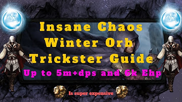 [Path of Exile 3.6] Insane DPS Winter Orb Trickster, Build Guide!!