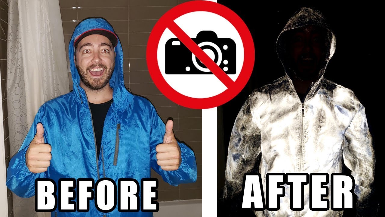 How To Make an ANTI PAPARAZZI Jacket! REFLECTOR SPRAY PAINT YouTube