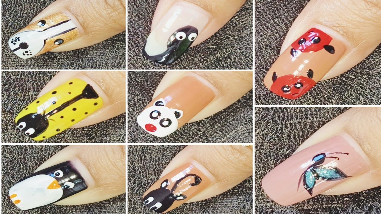 Pin by sudha on Nails | Animal nail art, Animal nails, Nails