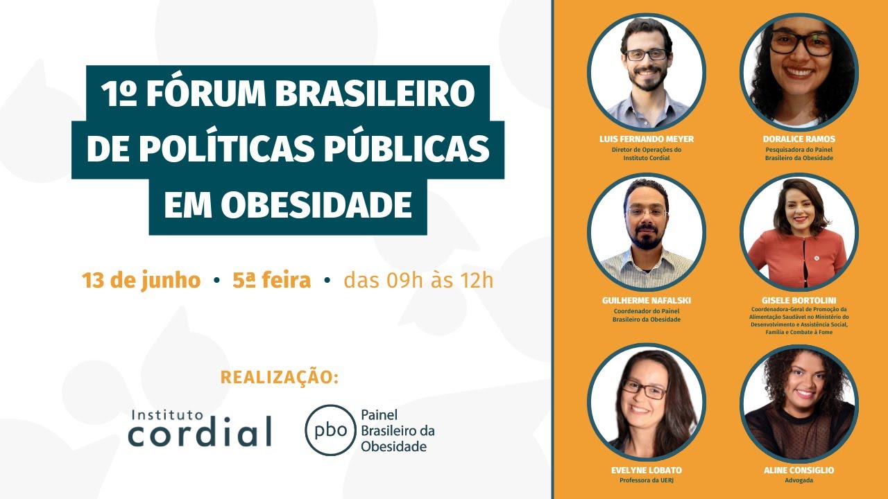 1º Fórum Brasileiro de Políticas Públicas em Obesidade