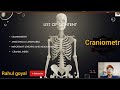 Craniometry - explanation, Anatomocal landmarks, measurements and cranial index B.Sc/M.Sc 