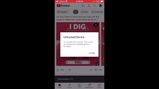 No Casting to Nvidia Shield: Untrusted Device [Fix in Description] screenshot 2