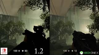 Wolfenstein 2 Switch Patch 1.2 Comparison with XBox One 720p