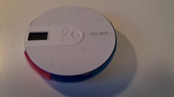 TabTimer - 7 Alarm Rainbow Pill Box Timer TT7 7