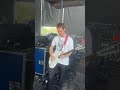 Nick warms up with Jerry Garcia’s guitar @lollapalooza