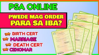 PSA Online: Can I get PSA Certificate for Someone Else? How to Pay PSA Online?