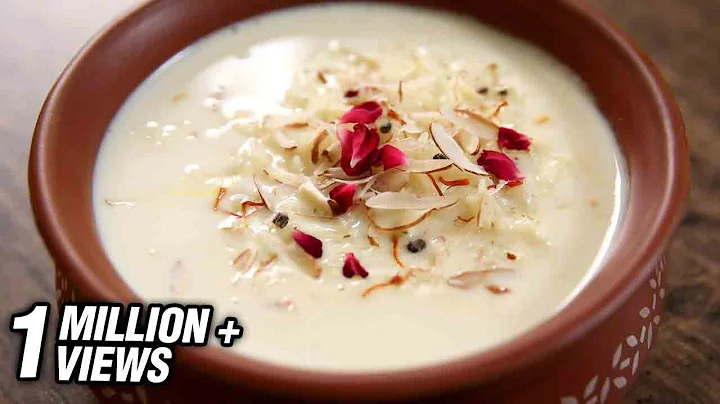 Rice Kheer Recipe | How To Make Chawal Ki Kheer At Home | The Bombay Chef - Varun Inamdar