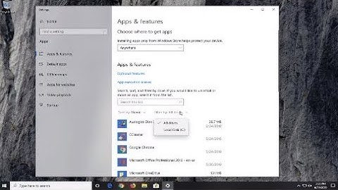 How To See List of Installed Apps and Programs In Windows 10 [Tutorial]