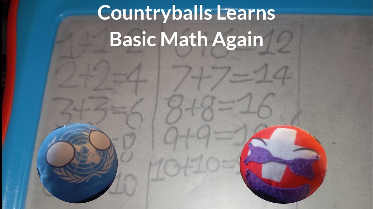 Countryballs Learn Basic Math Again - YouTube