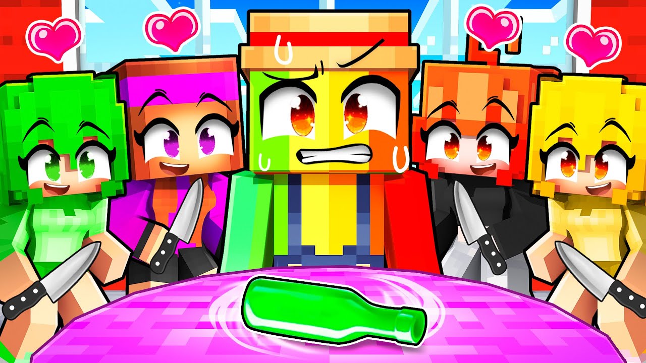 Le JEU de la BOUTEILLE sur Minecraft !