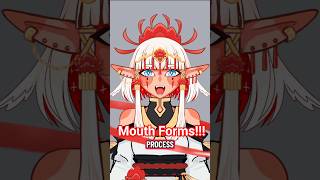 Mouth Forms - Vtube Model Update! #artprocess #vtuber #vtuberartist