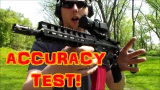 Palmetto State Armory AR-15 Pistol Accuracy Test!