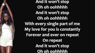 Sevyn Streeter - It Won't Stop (Lyrics) Ft. Chris Brown