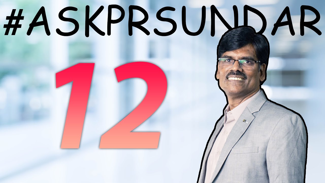 Boring Episode... #AskPRSundar 12 