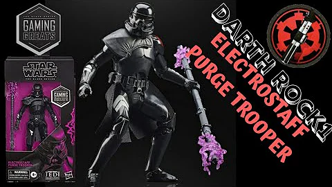 Electrostaff Purge Trooper, Star Wars Gaming Greats Black Series Review.
