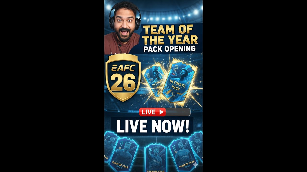 EA FC 26 TOTY PACK OPENING LIVE! 🏆 Best Packs for Team of the Year Fingers Crossed