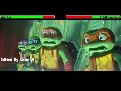 Splinter vs. T.C.R.I Soldiers with healthbars