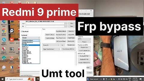 REDMI 9 PRIME FRP BYPASS UMT TOOL