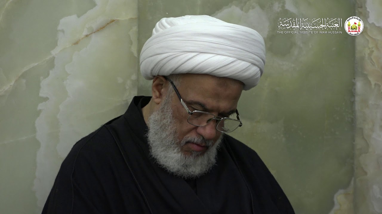مجلس عزاء في العتبة الحسينية المقدسة بذكرى استشهاد الامام موسى بن جعفر الكاظم ع-السيد عمار آل يوشع