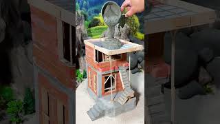 Wait for end 😱 #minihouse #diyminihouse #tinyhouse #miniature #diyprojects #satisfying