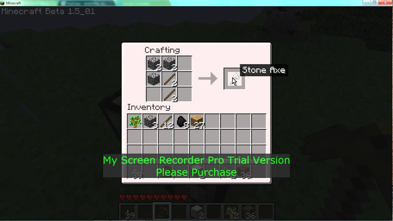 Hvordan lage hakke og ks p minecraft - YouTube