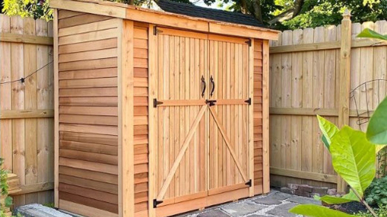 6x3 Grand Garden Chalet Cedar Shed Assembly Video from Outdoor Living