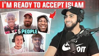 5 People Accept Islam Live In One Stream Muhammed Ali