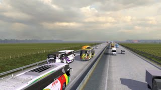 mencoba bawa bus sumatra - Bus NPM - ETS2 indonesia screenshot 3