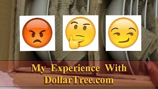 PROS & CONS WHEN ORDERING FROM DOLLARTREE COM