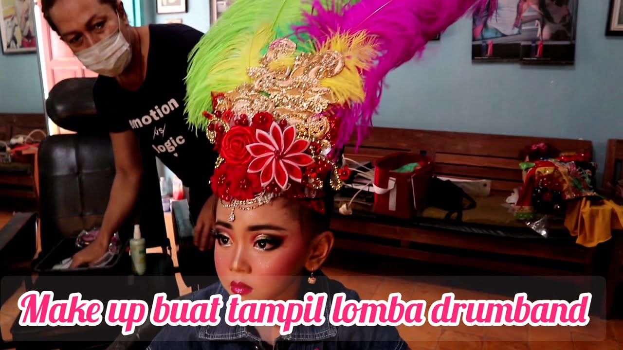 MAKE UP UNTUK PERSIAPAN TAMPIL LOMBA DRUMBAND😍👍🏻