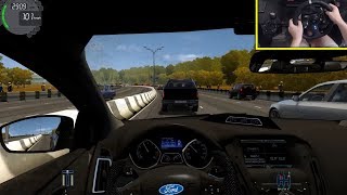 City Car Driving - Ford Focus RS 2017 | Crazy Fast Driving In Traffic Jams (LogitechG920) screenshot 4