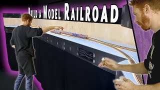Building a Model Railroad: Adding Lights, Fascia & Curtains
