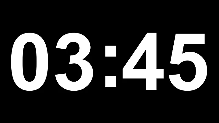 3 Minute and 45 Second Timer ⏲️