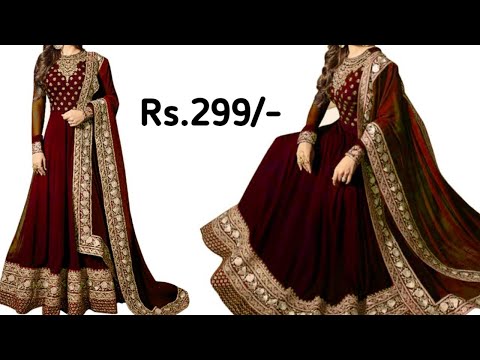 Buy Latest Party Wear Gown ₹299/- Gown In Cheapest Price / 2024 Best Party Wear Gown