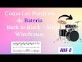 🎶 Como Ler Partitura de Bateria - Back to Black - Amy Winehouse (Aula 08) 🎶