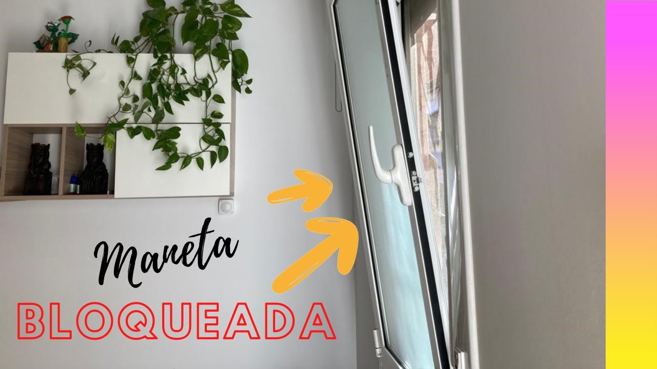 Haz esto para cambiar la maneta o las guías de cierre de una puerta o  ventana de aluminio 🔩 