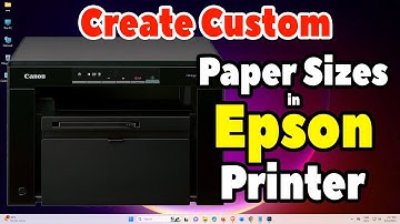 How to Create Custom Paper Sizes in Any Epson Printer
