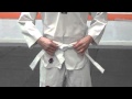 How To Tie Your Belt For Taekwondo