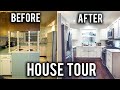 HOUSE TOUR! DRASTIC HOME REMODEL BEFORE & AFTER!
