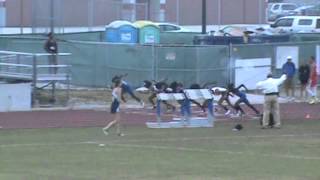 Jamesha Moorer 100m dash @PCAC 2015