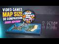 Popular Video Games Map Size - 3D Comparison - Top 30 Video Games, 3D Maps size