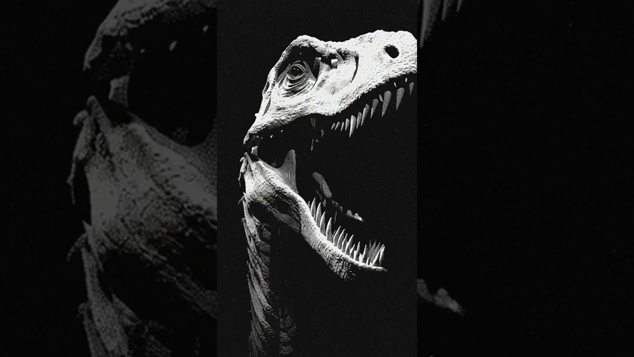 creepy unsettling dinosaur, inspired by eerie 90s surrealist, distorted proportions,, unsettling ...