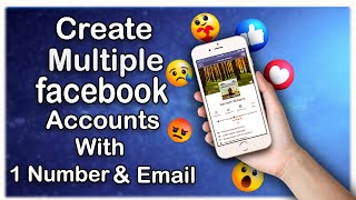 Create Multiple Facebook Accounts With 1 Number & Email #facebook