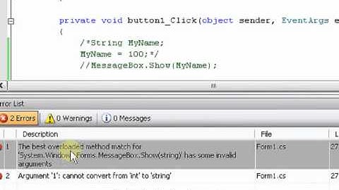 ok ! C# tutorials in tamil (Variables)